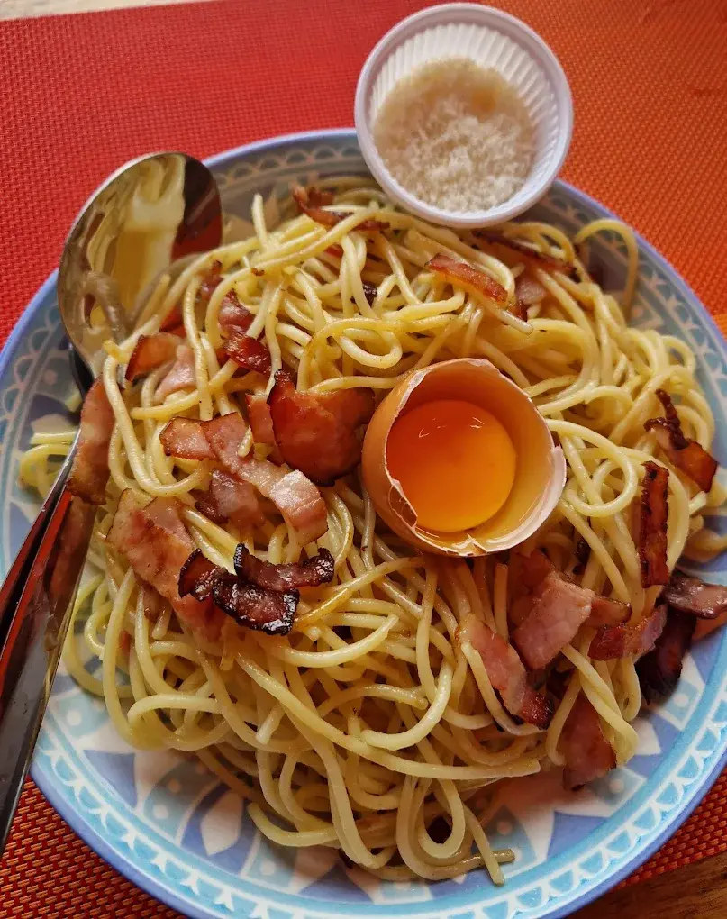 Pâtes carbonara O'régal Koh Samui